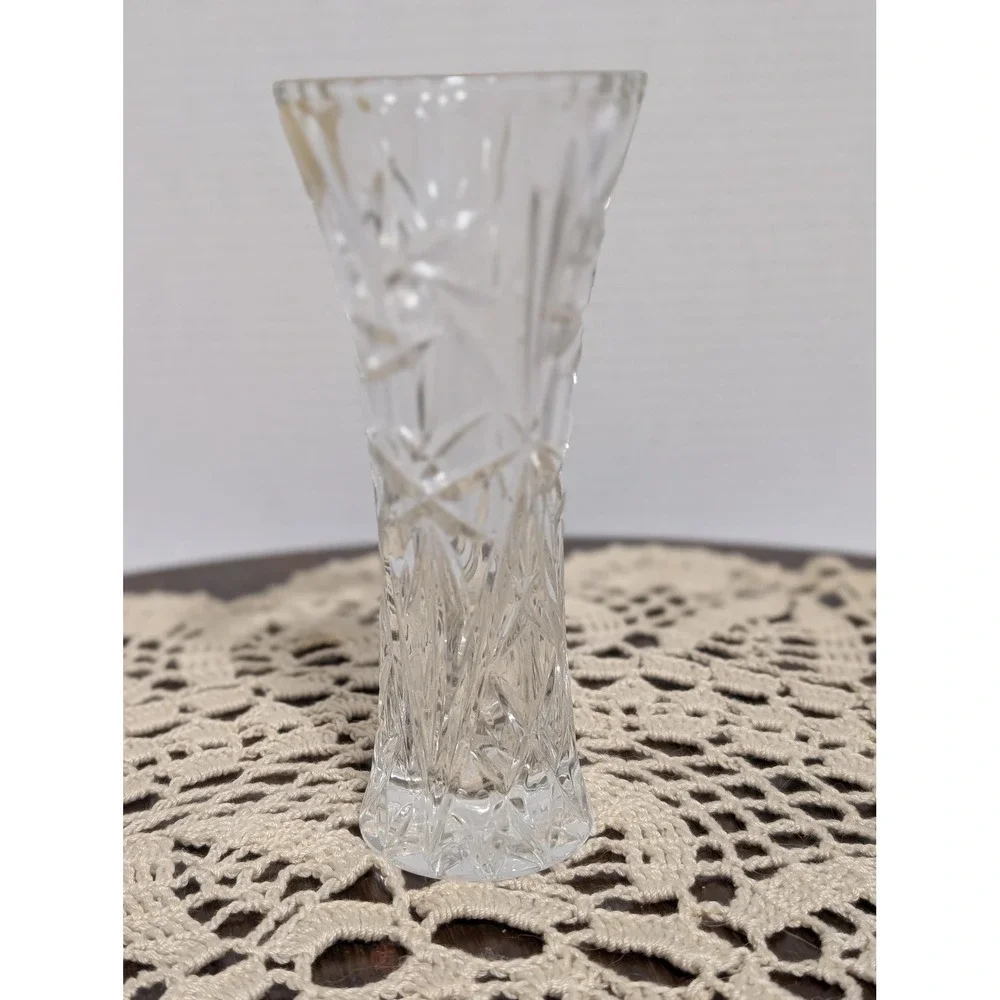 Made In USA LENOX Fine Crystal Star Vases 6